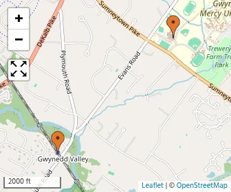 Area schools map